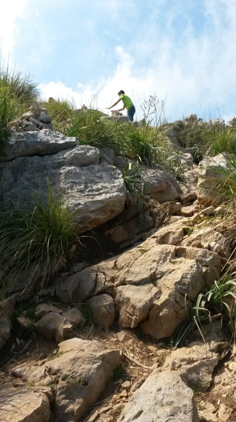 En route to the summit